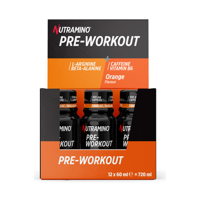 12 x Nutramino PWO Shot, 60 ml