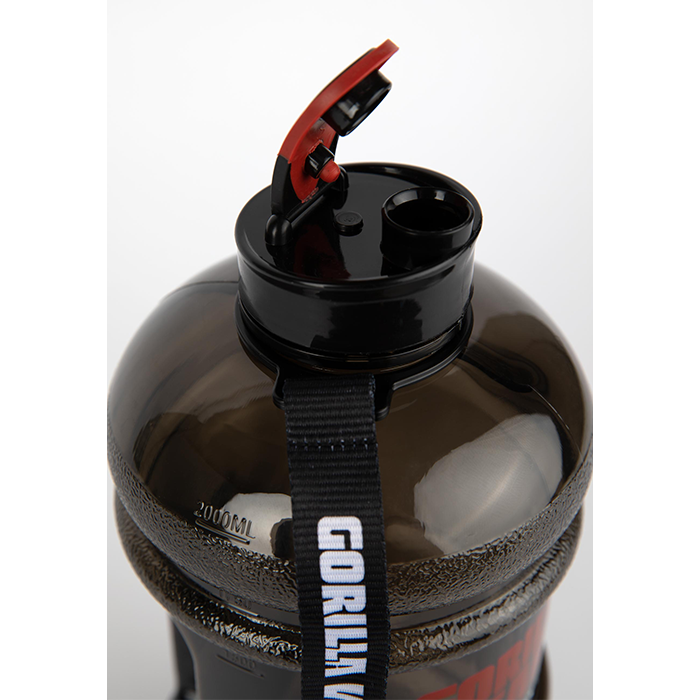 Kande Vandflaske 2,2 L Transparent Sort
