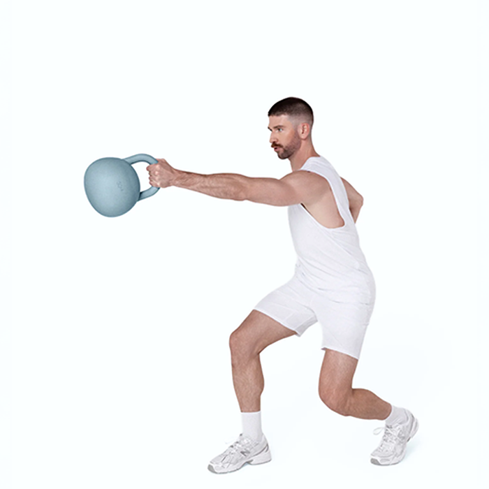 Kettlebell 10lb 4,5 kg Bl&aring;