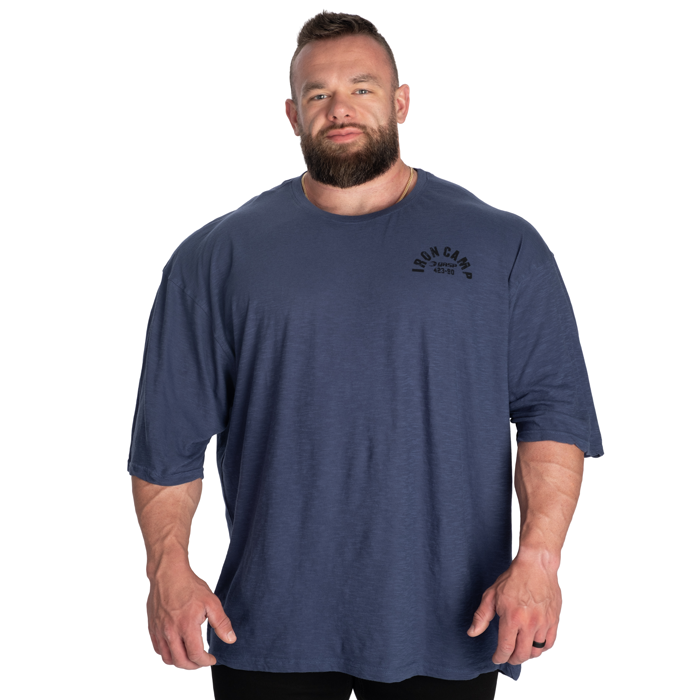 Slub Iron T-shirt Blå