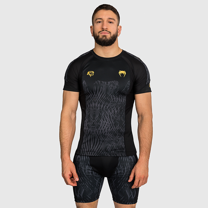 Venum X Chimaev Wild Borz Rashguard Kortærmet Sort Grå