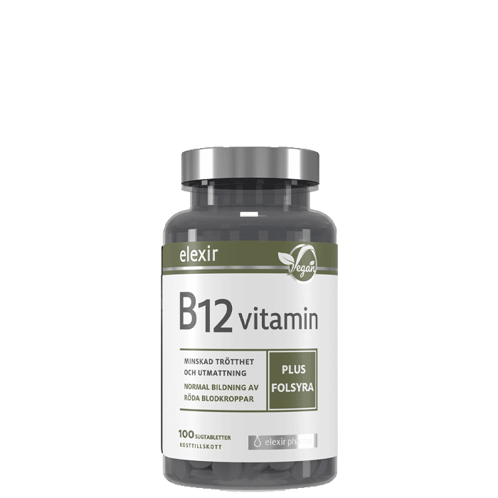 Vitamin B-12 Vegansk 100 tabletter