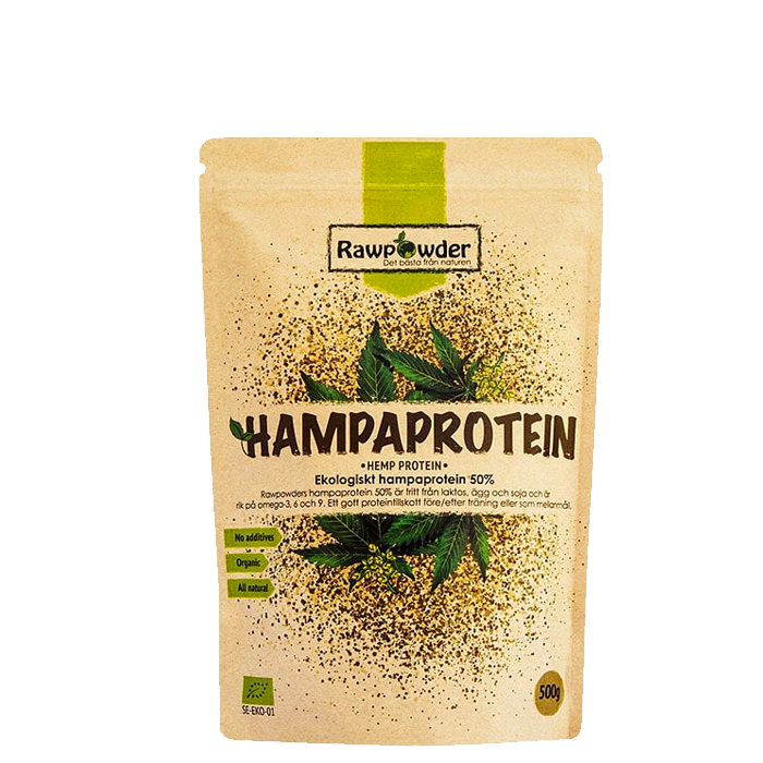 Økologisk hampeprotein 500 g