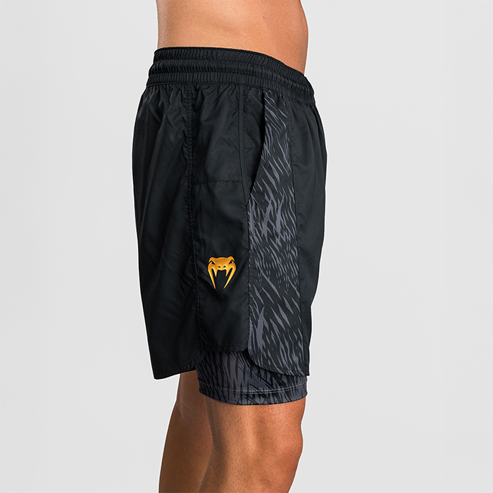 Venum X Chimaev Wild Borz Tr&aelig;ningsshorts Sort Gr&aring;