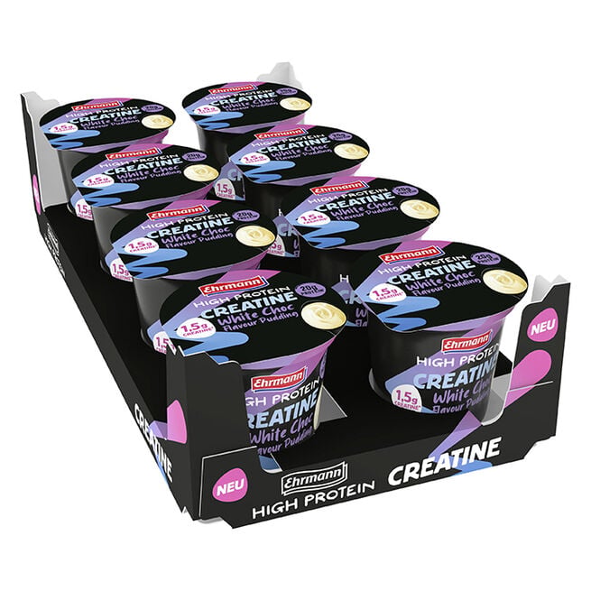 8 x Ehrmann High Protein Creatine Pudding 230g