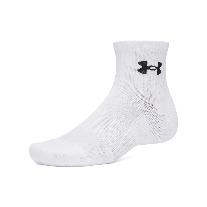 UA Performance Cotton 3P QTR White