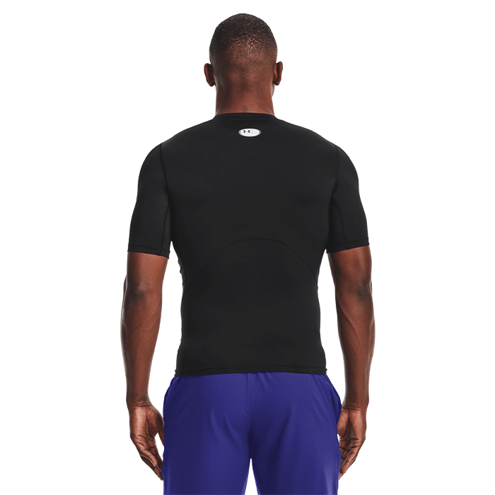 UA HG Armour Comp SS, Black