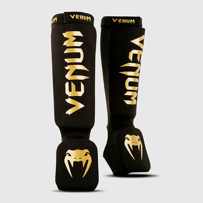 Kontact Shin Guards Sort/Guld