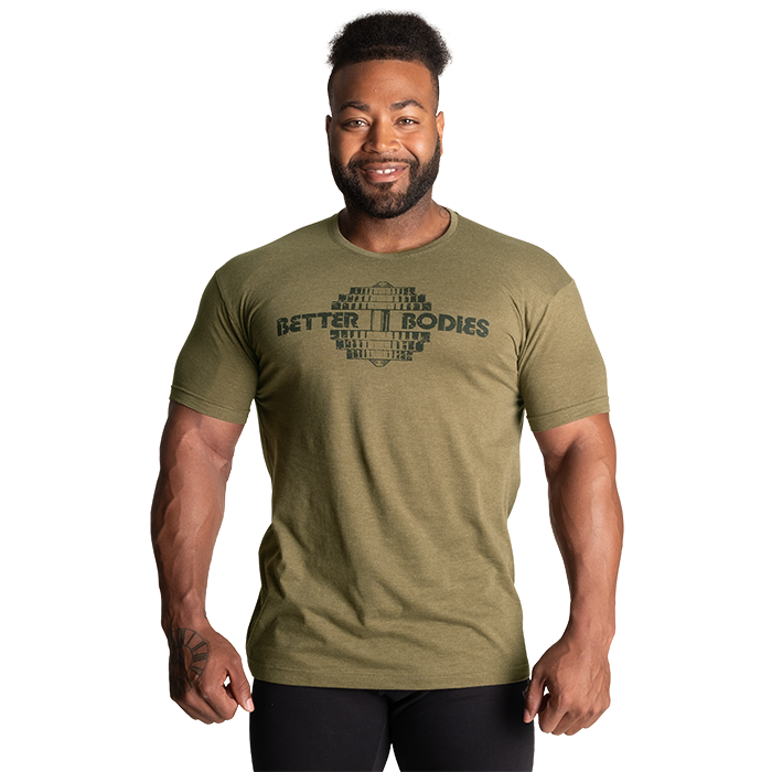 Recruit Tee, Army Green Melange