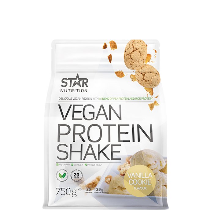 Vegansk proteinshake Vegansk proteinpulver 750 g