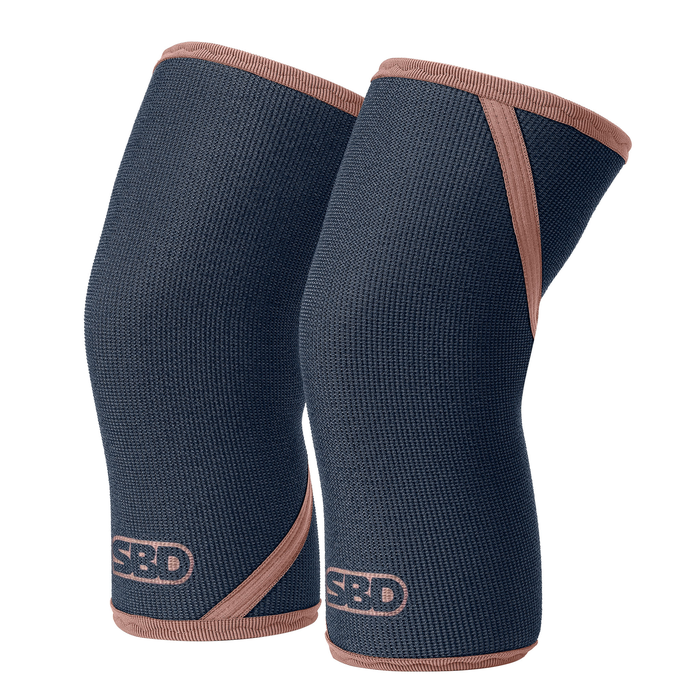 Powerlifting Knee Sleeves Kn&aelig;beskyttere 7 mm