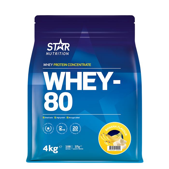 Whey-80 Valleprotein 4 kg