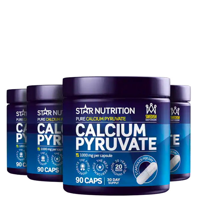 STORT KØB 4 x Calcium Pyruvat Fat Burner 90 Kapsler