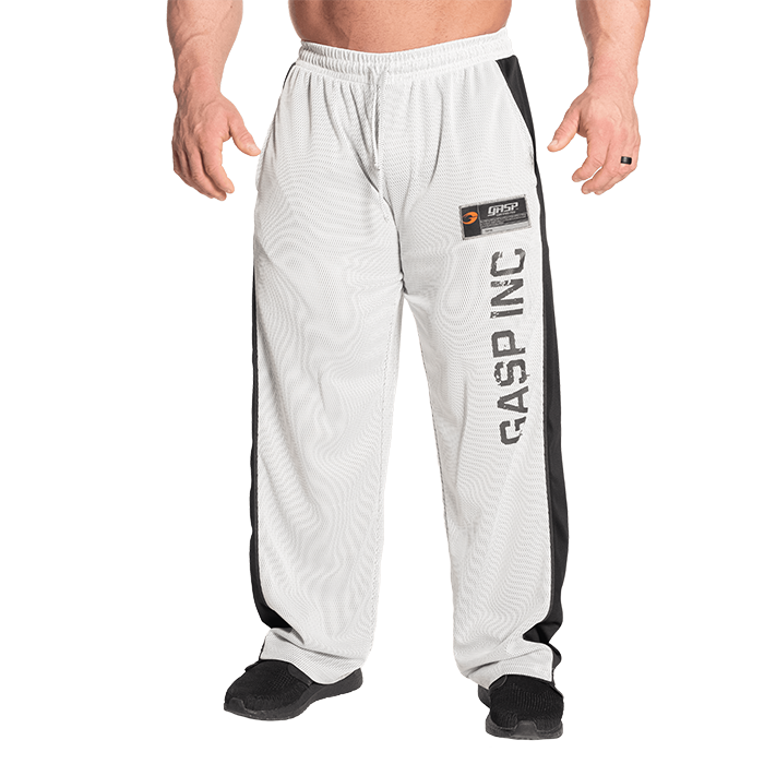Gasp No1 mesh pant, , White/Grey