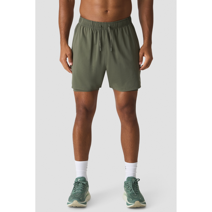Stride 2-i-1 Shorts Grøn