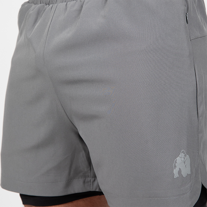 Cortez 2-In-1 Shorts Gr&aring;