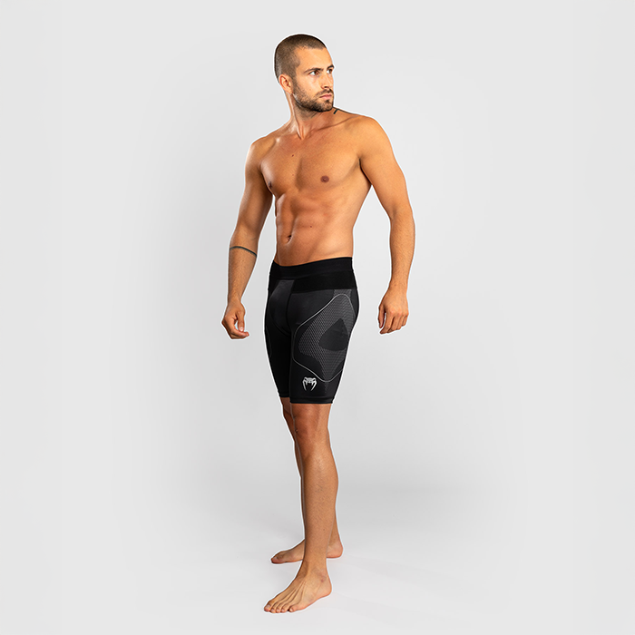 Nexus Vale Tudo-Shorts Sort Sølv