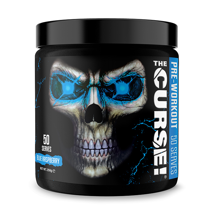 JNX Sports - The Curse! Pre-Workout (EU), Blå Hindbær + 250 g