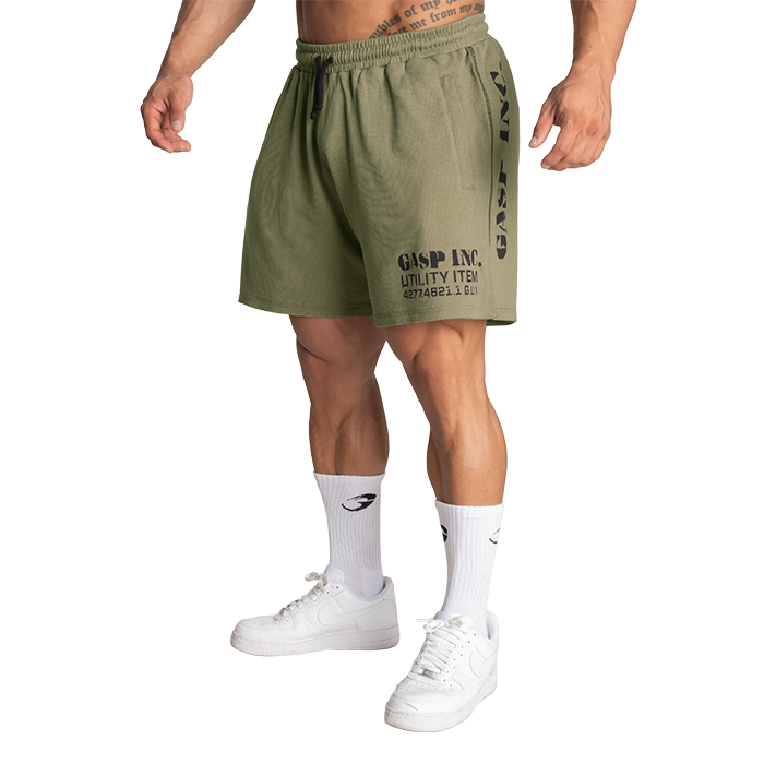 Thermal Shorts 6", Washed Green