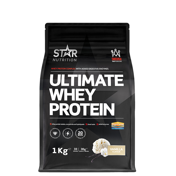 Ultimate Whey Valleprotein 1 kg