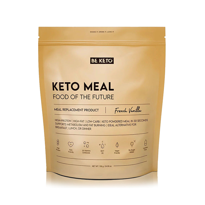 BeKeto KETO Meal, French Vanilla, 700 g