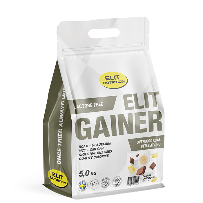 ELIT Gainer Laktosefri, Banana & Chocolate, 5 kg