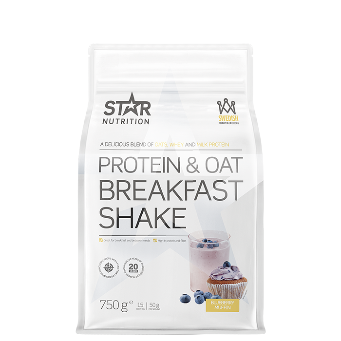 Protein & Havre Morgenmad M&aring;ltidserstatning Shake 750 g blueberry_muffin
