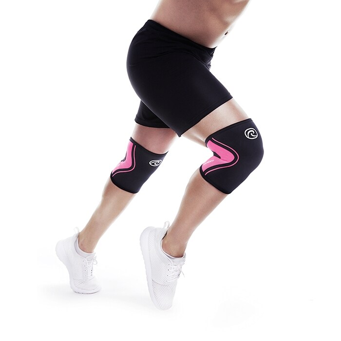RX Knee Sleeves 5mm Sort/Pink