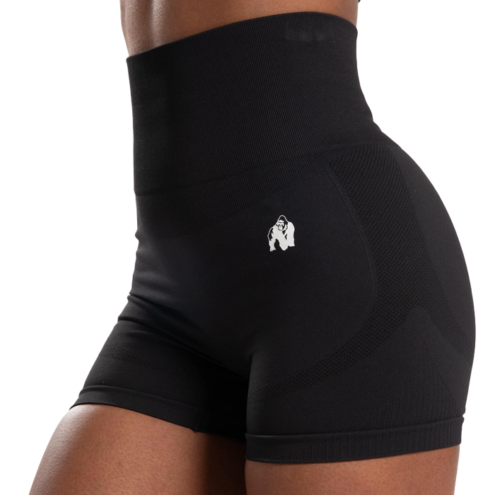 Olivia Seamless Shorts, Black