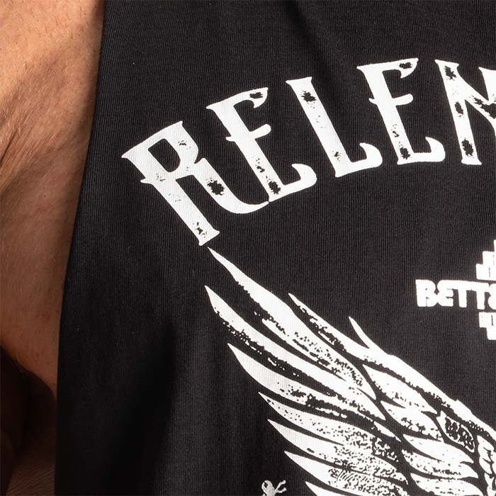 Relentless Cut Out T‑Shirt Sort Hvid