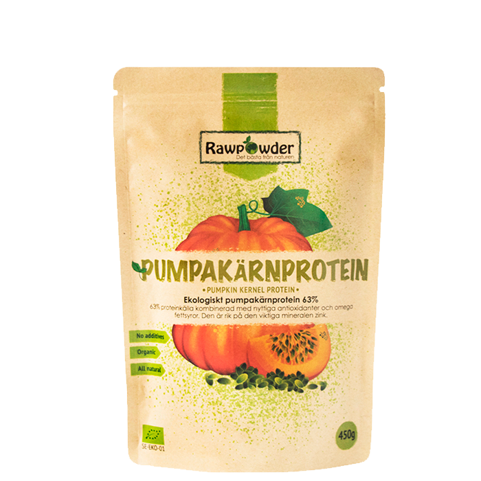 Rawpowder Økologisk Græskarkerneprotein, 450 g