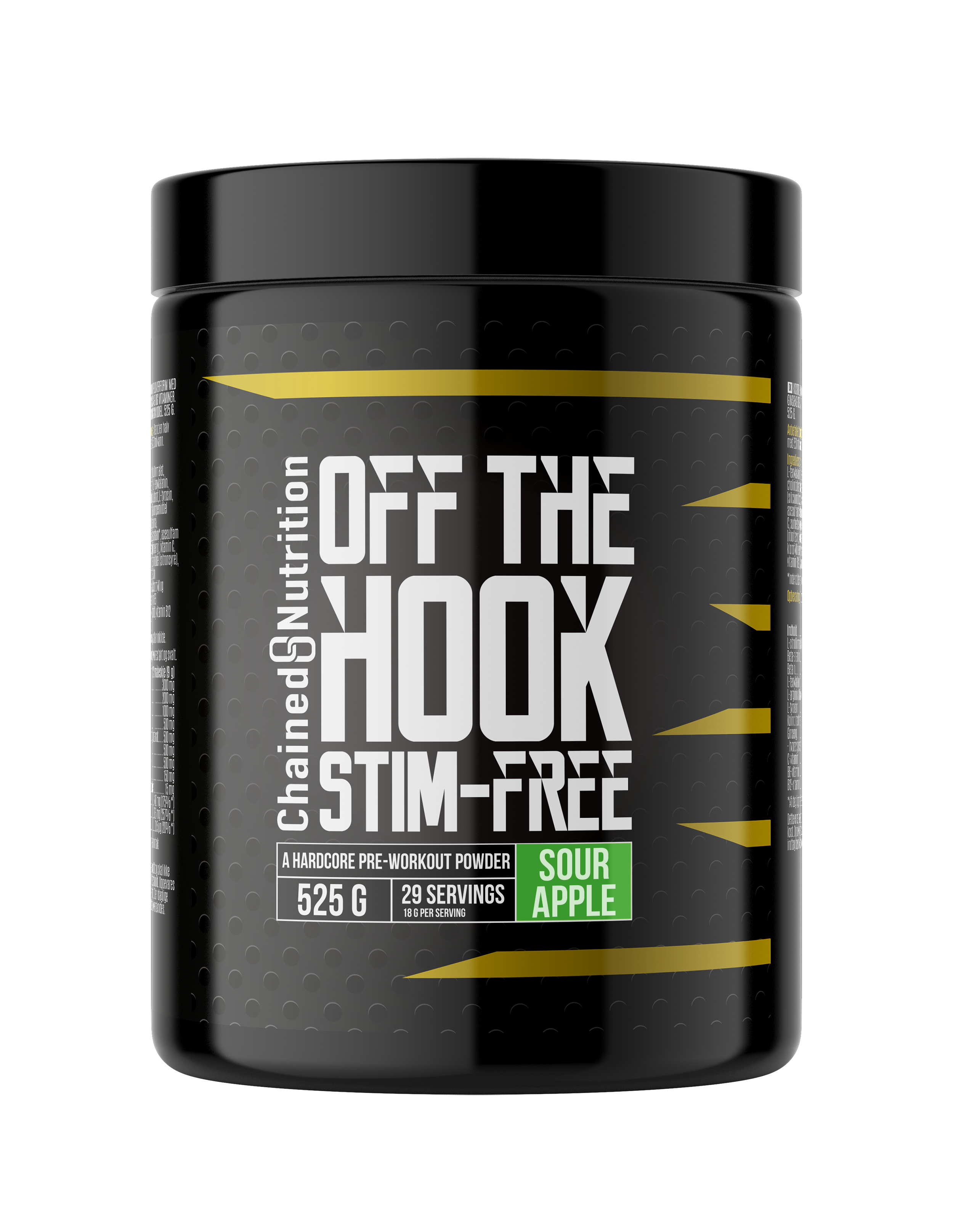 Off the Hook Stim Free, 525 g, Sour Apple