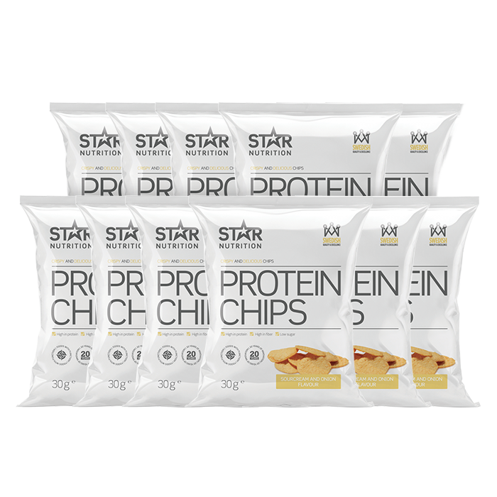 10 x Protein Chips, 30g, Onion