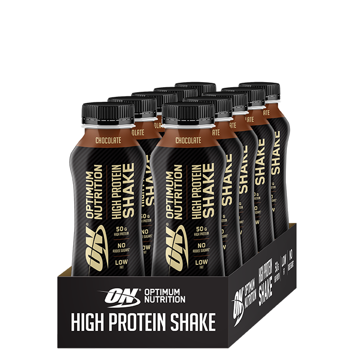 10 x Optimum High Protein Shake, 500 ml