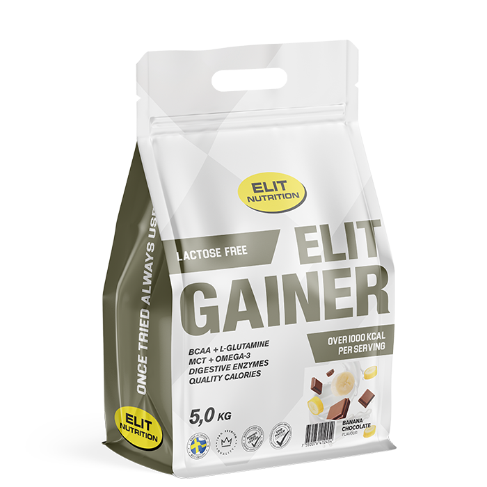 ELIT Gainer Laktosefri, Banana & Chocolate, 5 kg