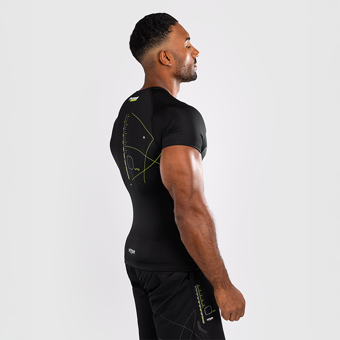 Training Camp 4.0 Rashguard Kort&aelig;rmet Sort Gr&oslash;n