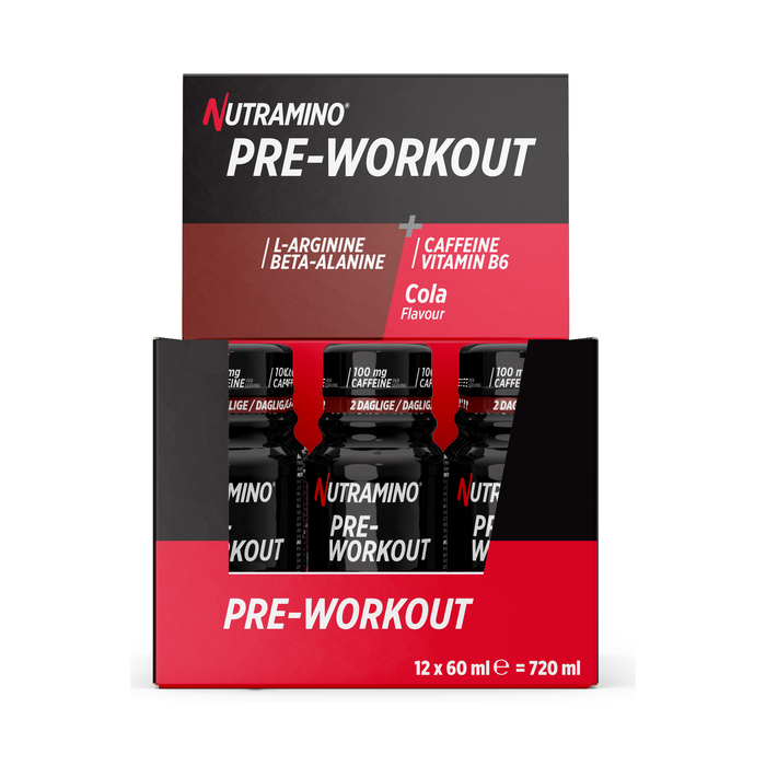 12 x Nutramino PWO Shot, 60 ml