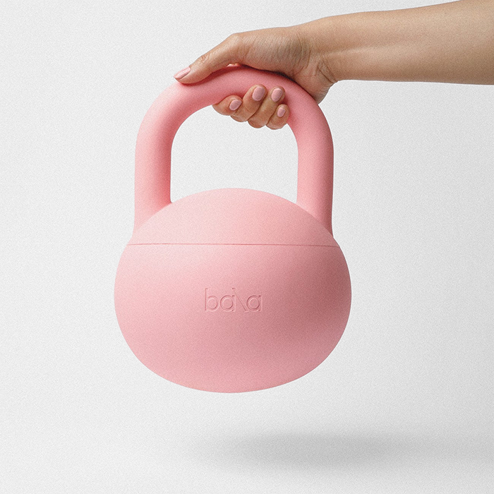 Kettlebell 10lb 4,5 kg Rosa