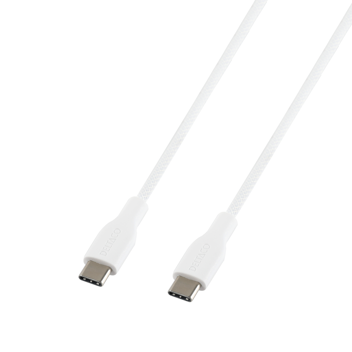 Deltaco - USB-C cable - 24 pin USB-C to 24 pin USB-C - 1 m