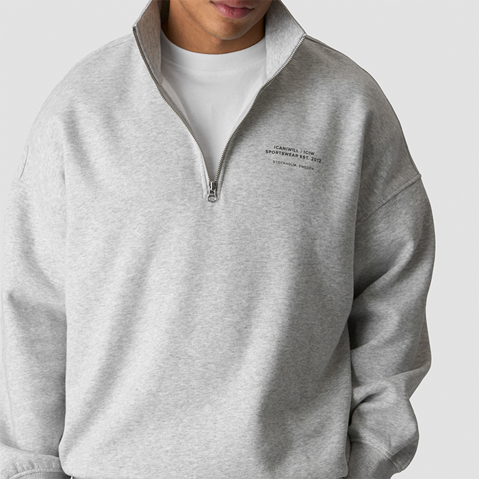 Everyday 1/4 Zip Tr&oslash;je Gr&aring;