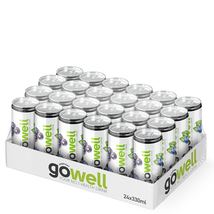24 x GoWell Functional Drink kasse 33 cl