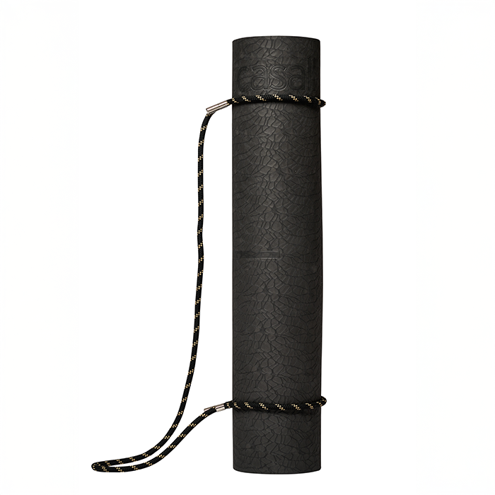 Flettet Yogam&aring;ttestrop Sort/Beige