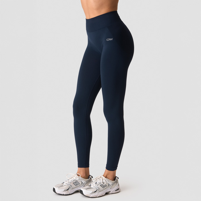 Smooth Seamless Tights Mørkeblå