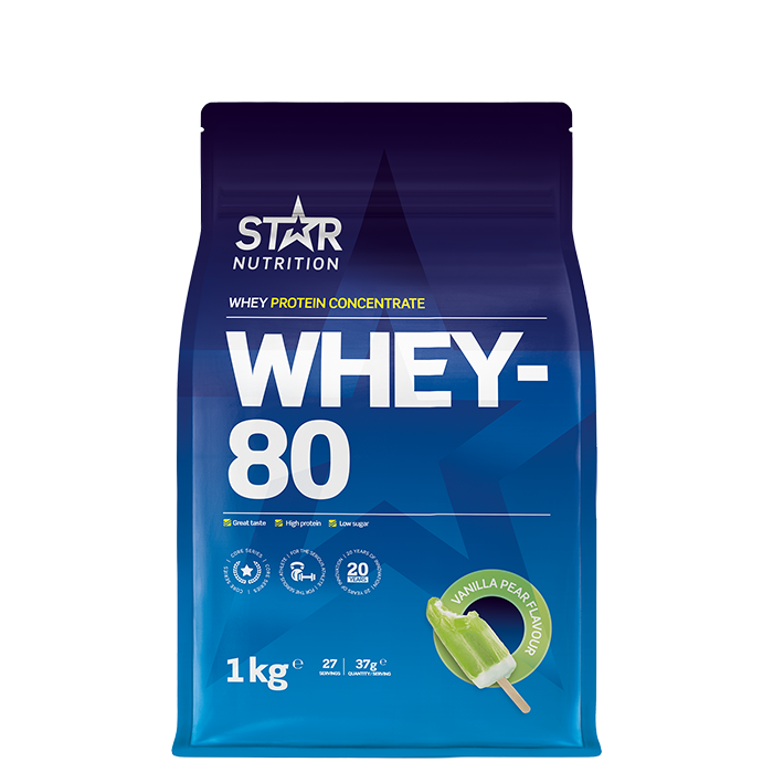 Star Nutrition Whey-80 Vanilla Pear 1000g