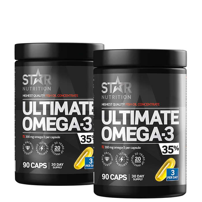 2 x Ultimate Omega-3 90 kapsler 35% 1000 mg