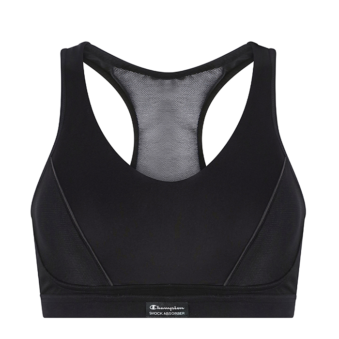 Shock Absorber Pump Padded Sports Bra Str. 80B Sort Dame
