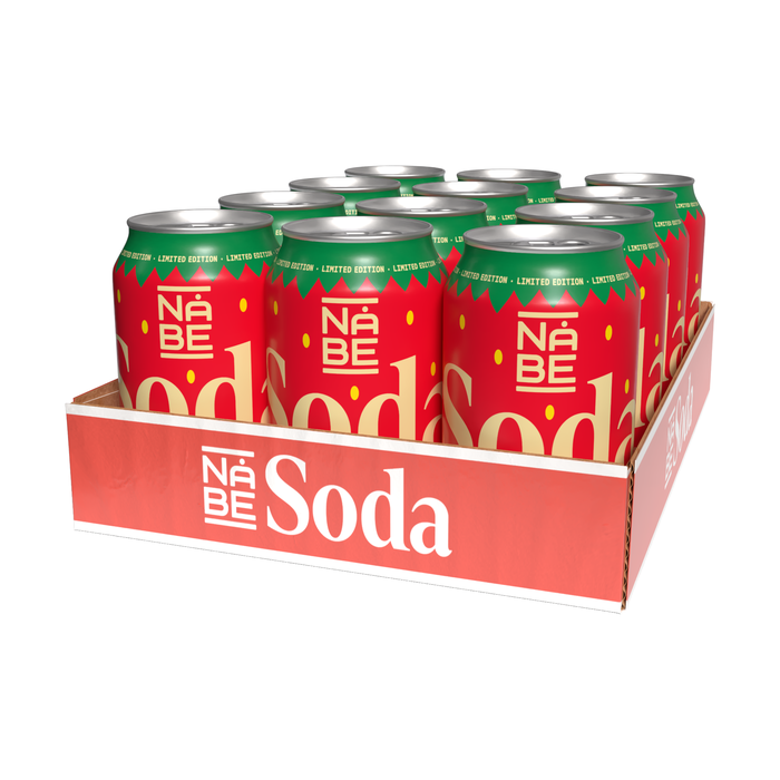 12 x N&Aring;BE SODA 330 ml Juggiberri Kort datum Juggiberri