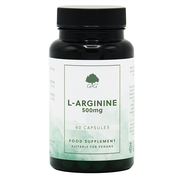 L-Arginine 500mg 60 kapsler