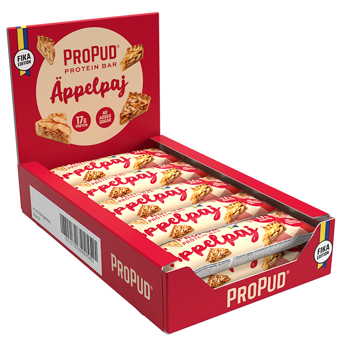 12 x ProPud Protein Bar, 55 g, Äppelpaj