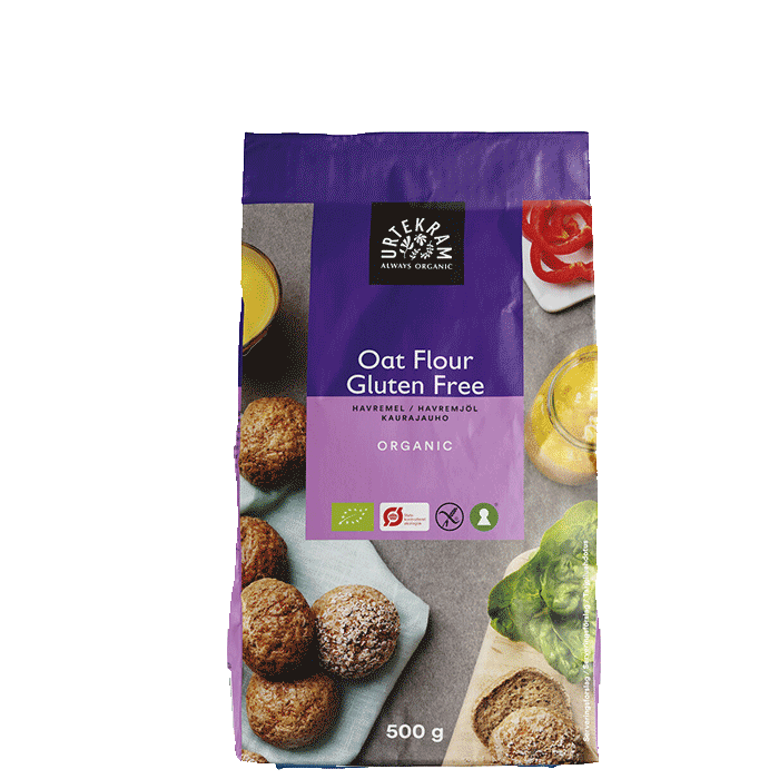 Havremel Glutenfri Økologisk - 500 gram - Urtekram
